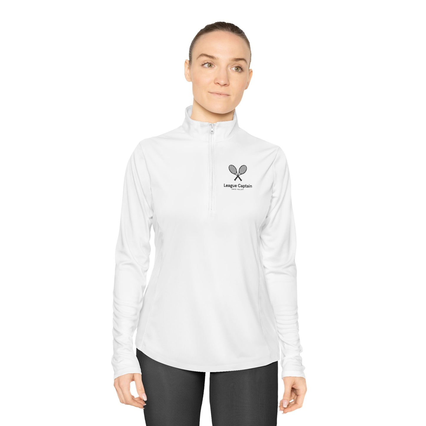 League Captain Ladies Quarter Zip Pullover