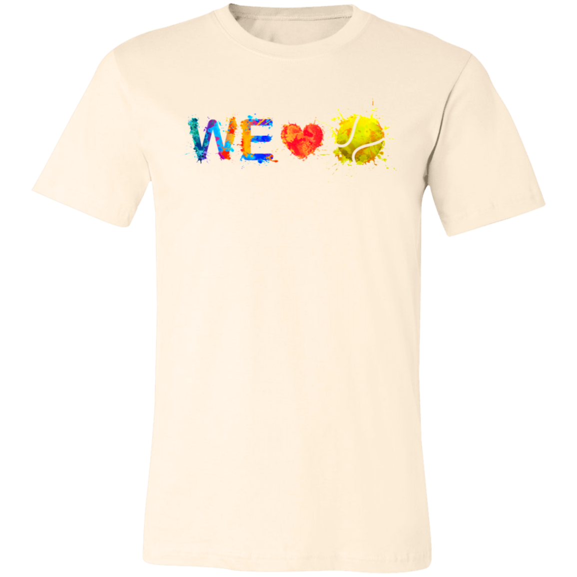 We Love Tennis Unisex Super Soft Jersey Tee