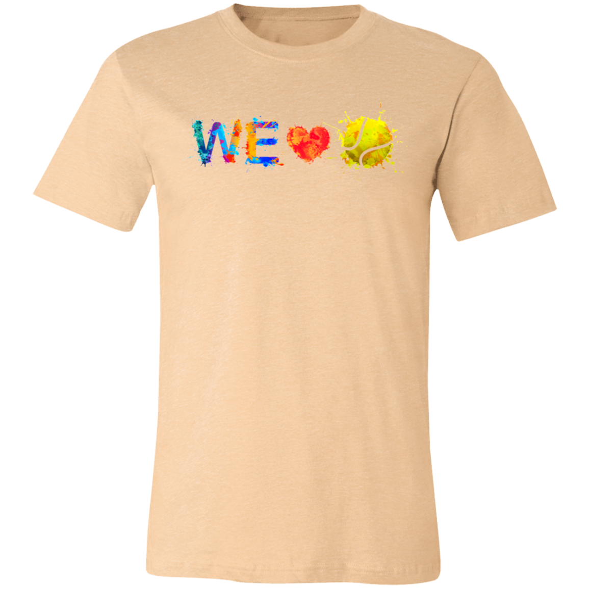 We Love Tennis Unisex Super Soft Jersey Tee