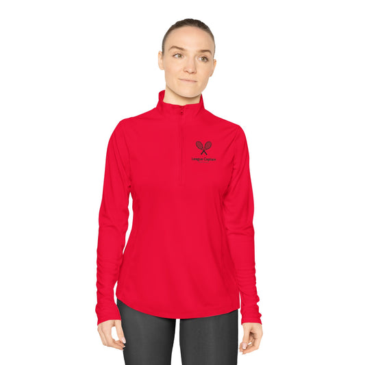 League Captain Ladies Quarter Zip Pullover