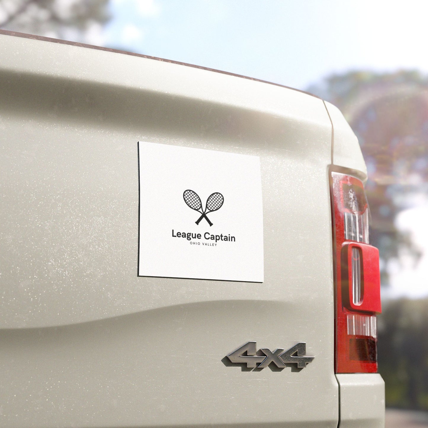 League Captain Car Magnet