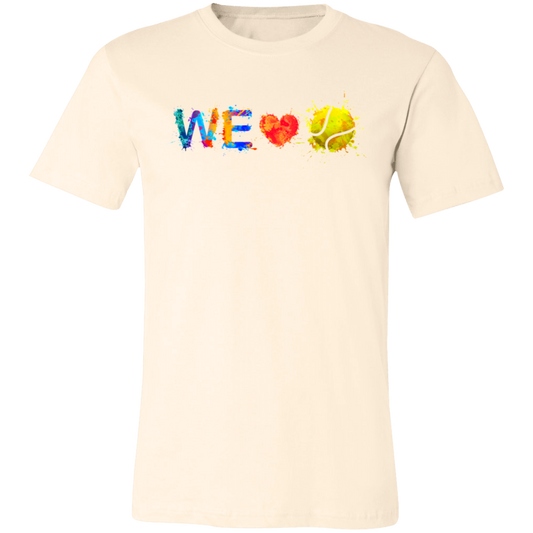 We Love Tennis Unisex Super Soft Jersey Tee