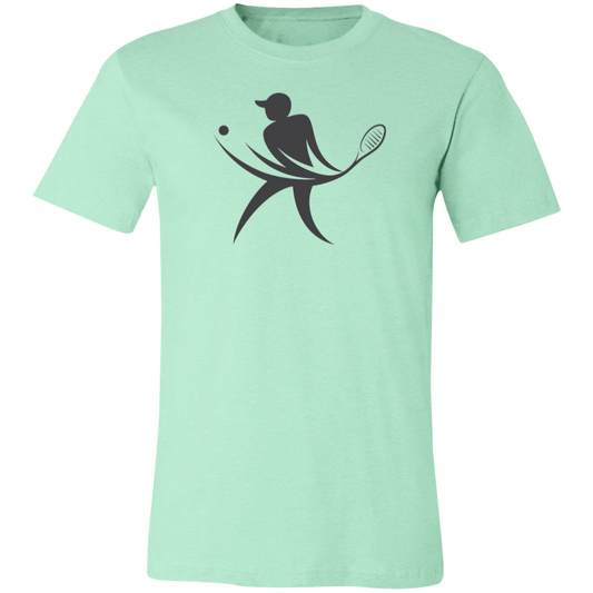 Tennis Player Unisex Super Soft Jersey Tee